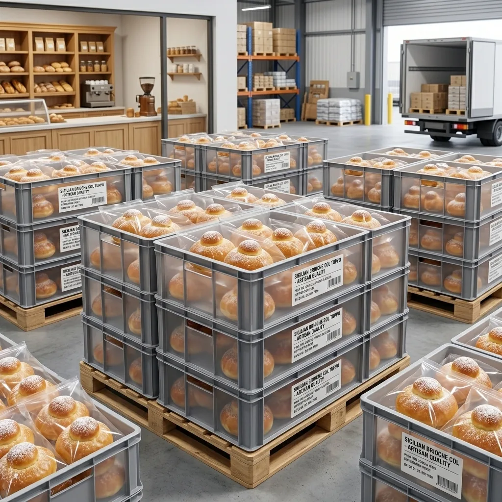 Achat Brioche en Gros: Excellence Sicilienne pour les Glaciers